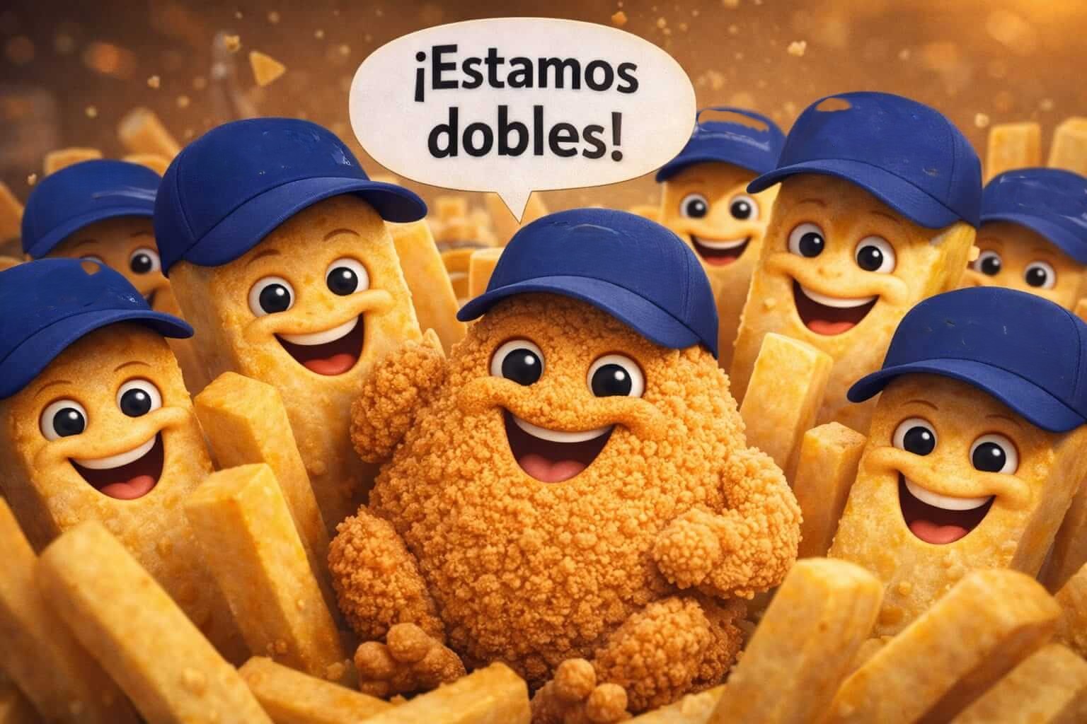 Doble Pollo Empanizado